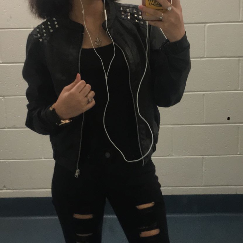 Leather jacket